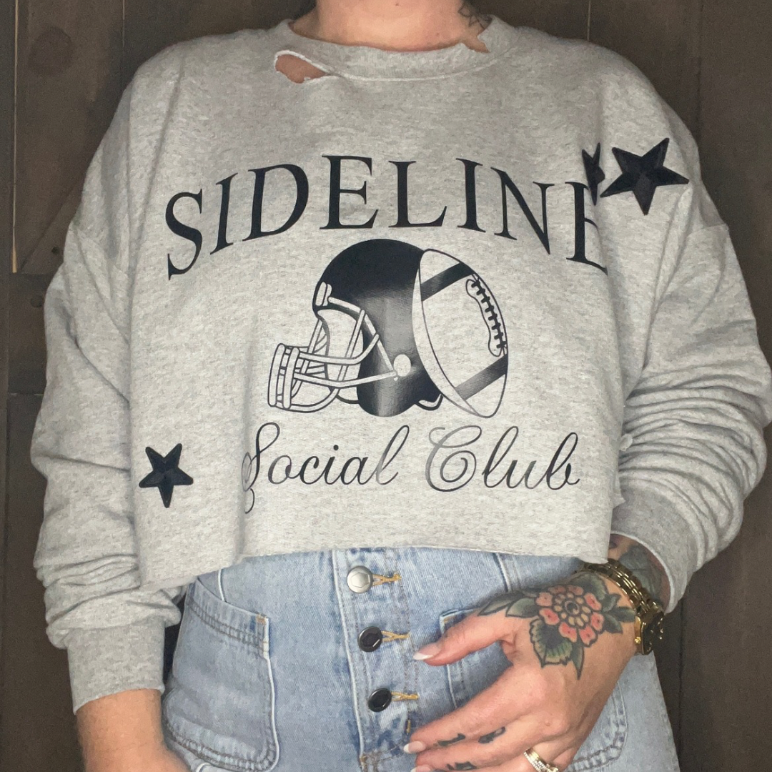 Sideline Cropped Sweatshirt